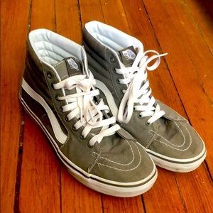 Olive Off the Wall Vans High Tops